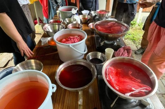 日本茜の染色講座 in 兵庫県三田市【2025.06.14～15】